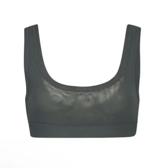 SKIMS Blue Summer Mesh Scoop Bralette - Picture 1 of 10